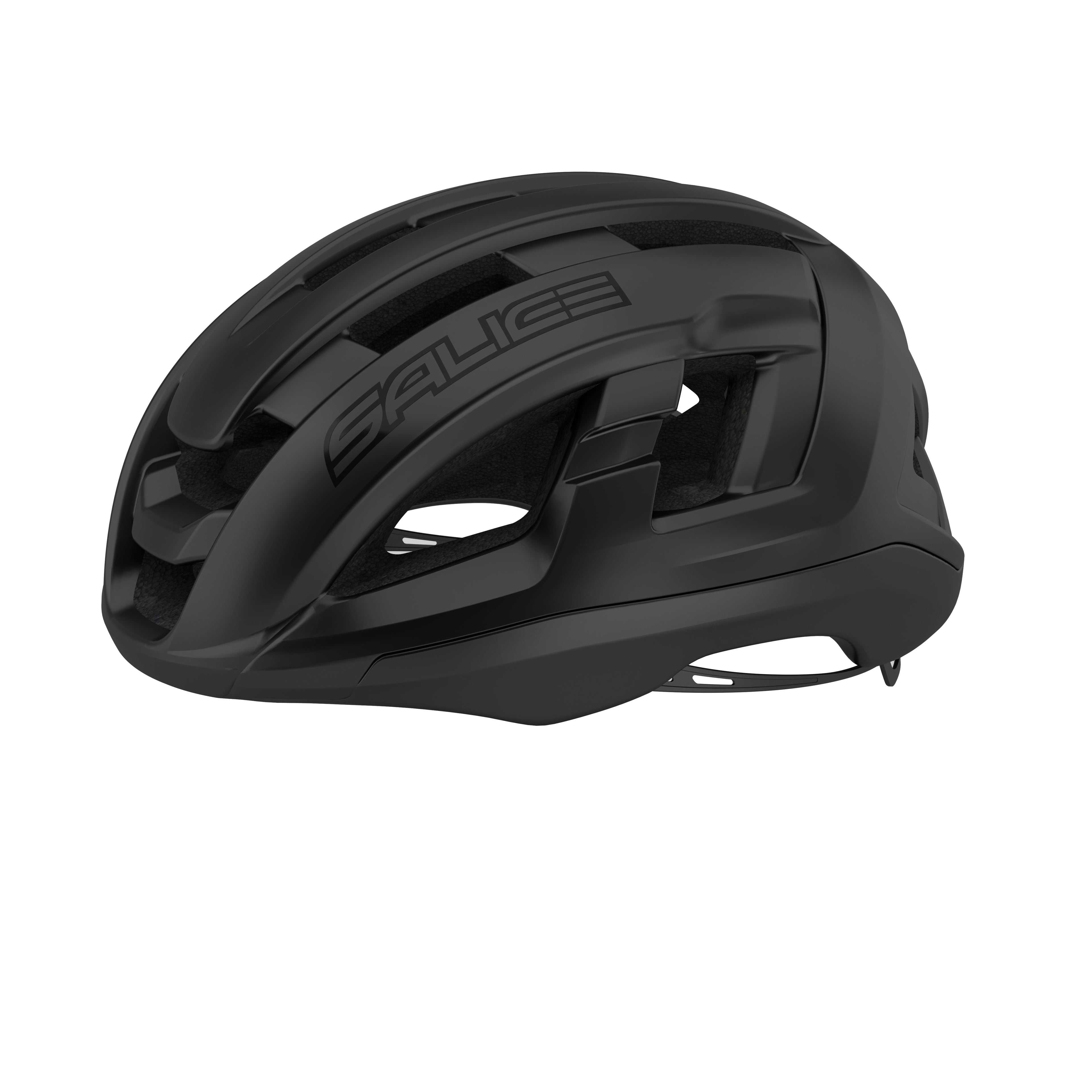 Casco ciclismo Salice Gavia negro competición aerodinámico carretera