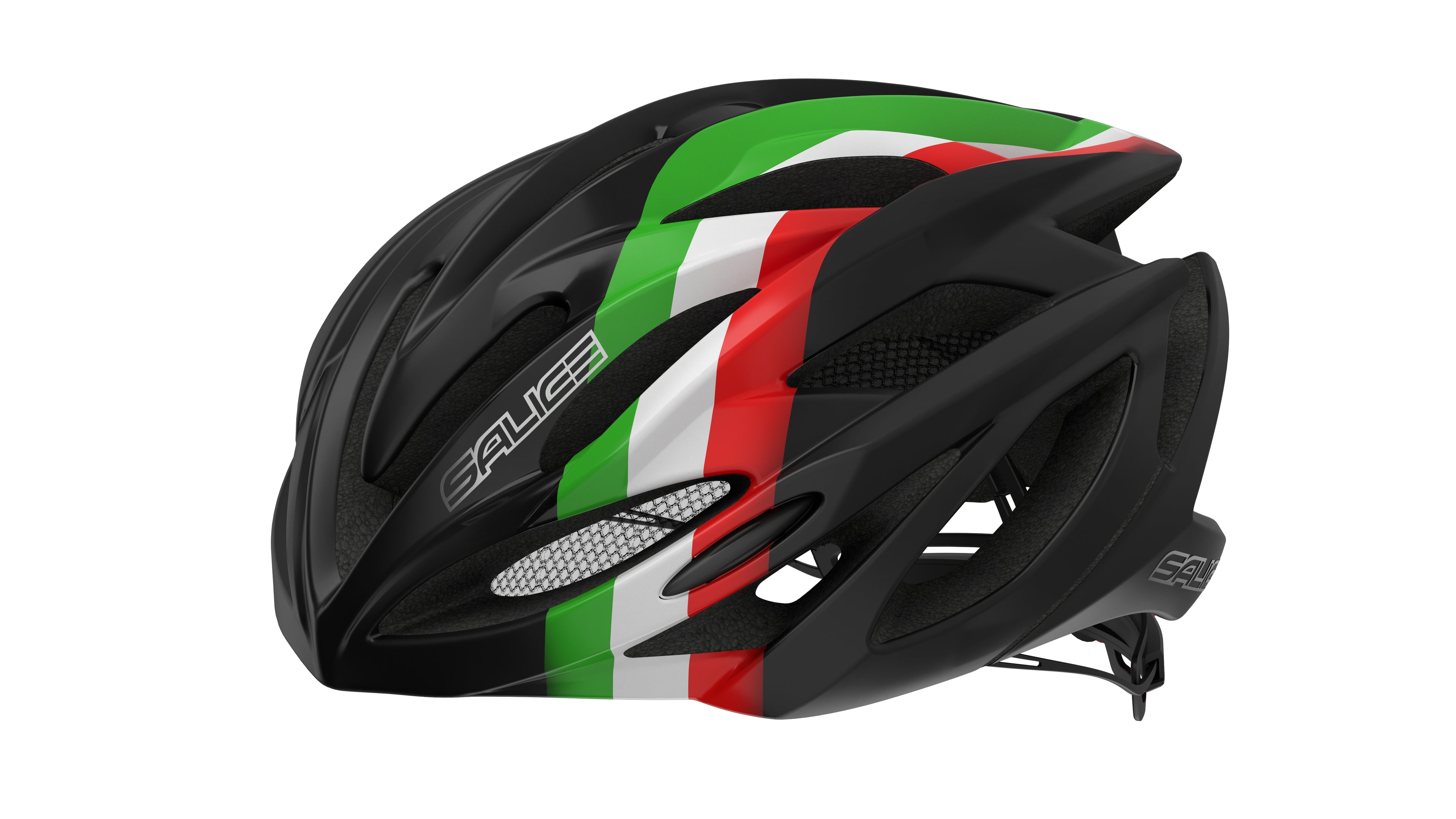 Casco ciclismo Salice Ghibli Italia negro opaco aerodinámico carretera