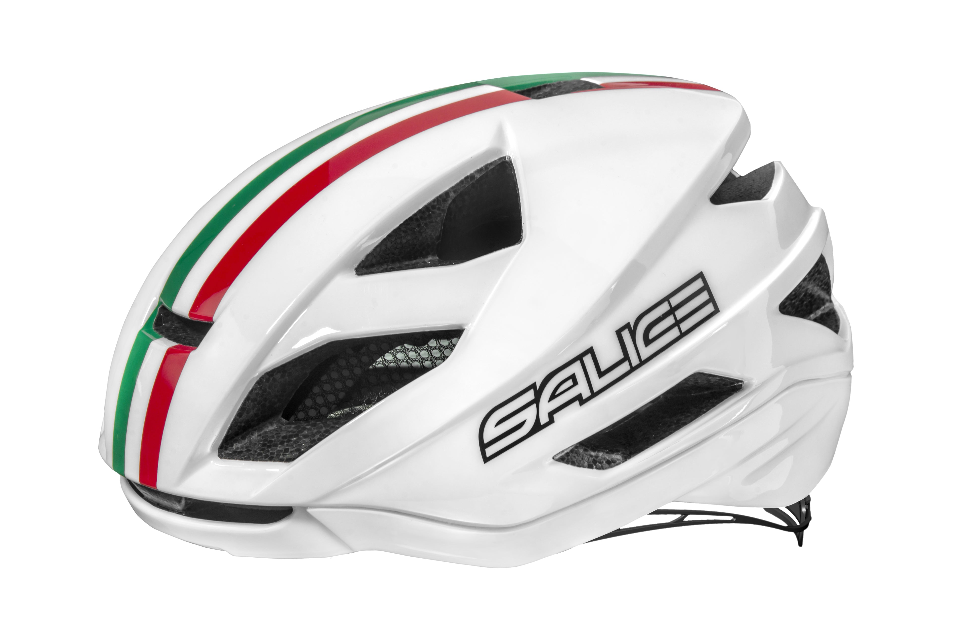 Casco ciclismo Salice Levante Edición Italia blanco carretera alto rendimiento